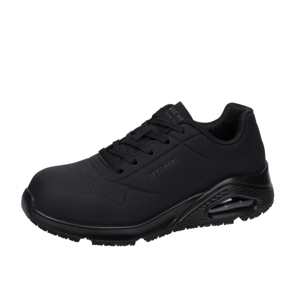 Skechers Women's Black Slip Resistant Air Cooled Memory Foam